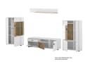 HOME AFFAIRE Wohnwand Hudson Weiß Modernes Anbauwand-Set Bild 1