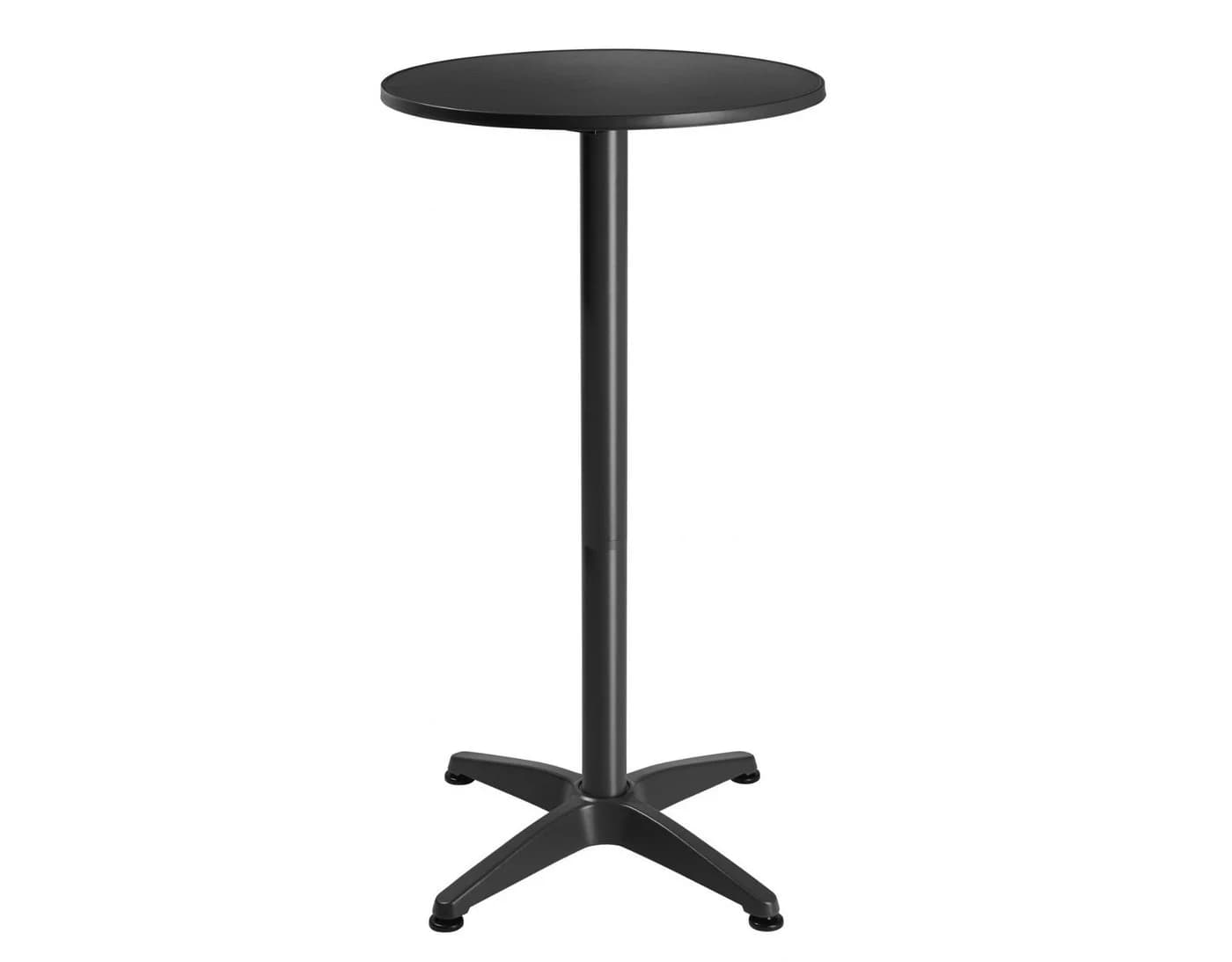 LIVARNO Stehtisch Bistrotisch 2in1 klappbar höhenverstellbar Ø60cm silber