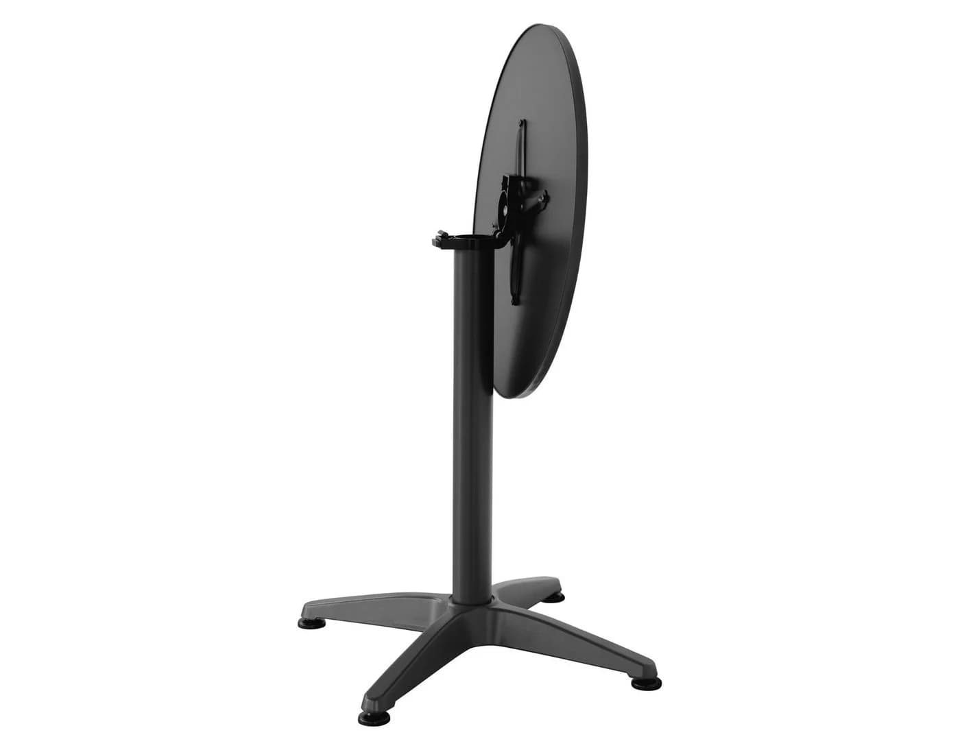 LIVARNO Stehtisch Bistrotisch 2in1 klappbar höhenverstellbar Ø60cm silber - Bild 3