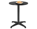 LIVARNO Stehtisch Bistrotisch 2in1 klappbar höhenverstellbar Ø60cm silber Bild 5