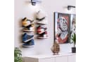 Mobilefox Sneaker Wandhalterung Schwarz 2-tlg. Kunststoff Bild 1
