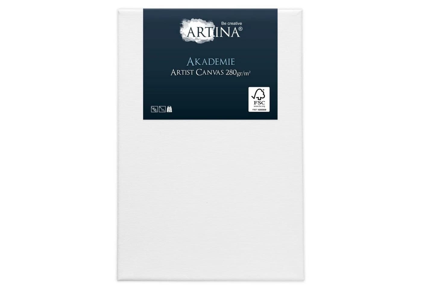 Artina Keilrahmen Leinwand Akademie 40x50cm Baumwolle Leinwand - Bild 2