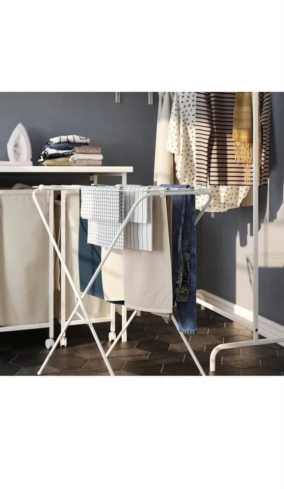 IKEA JÄLL Wäscheständer weiß innen/außen