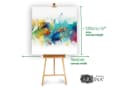 Professionelle Staffelei aus Buchenholz, Natur, 140x225x13 cm Bild 3