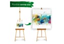 Professionelle Staffelei aus Buchenholz, Natur, 140x225x13 cm Bild 5