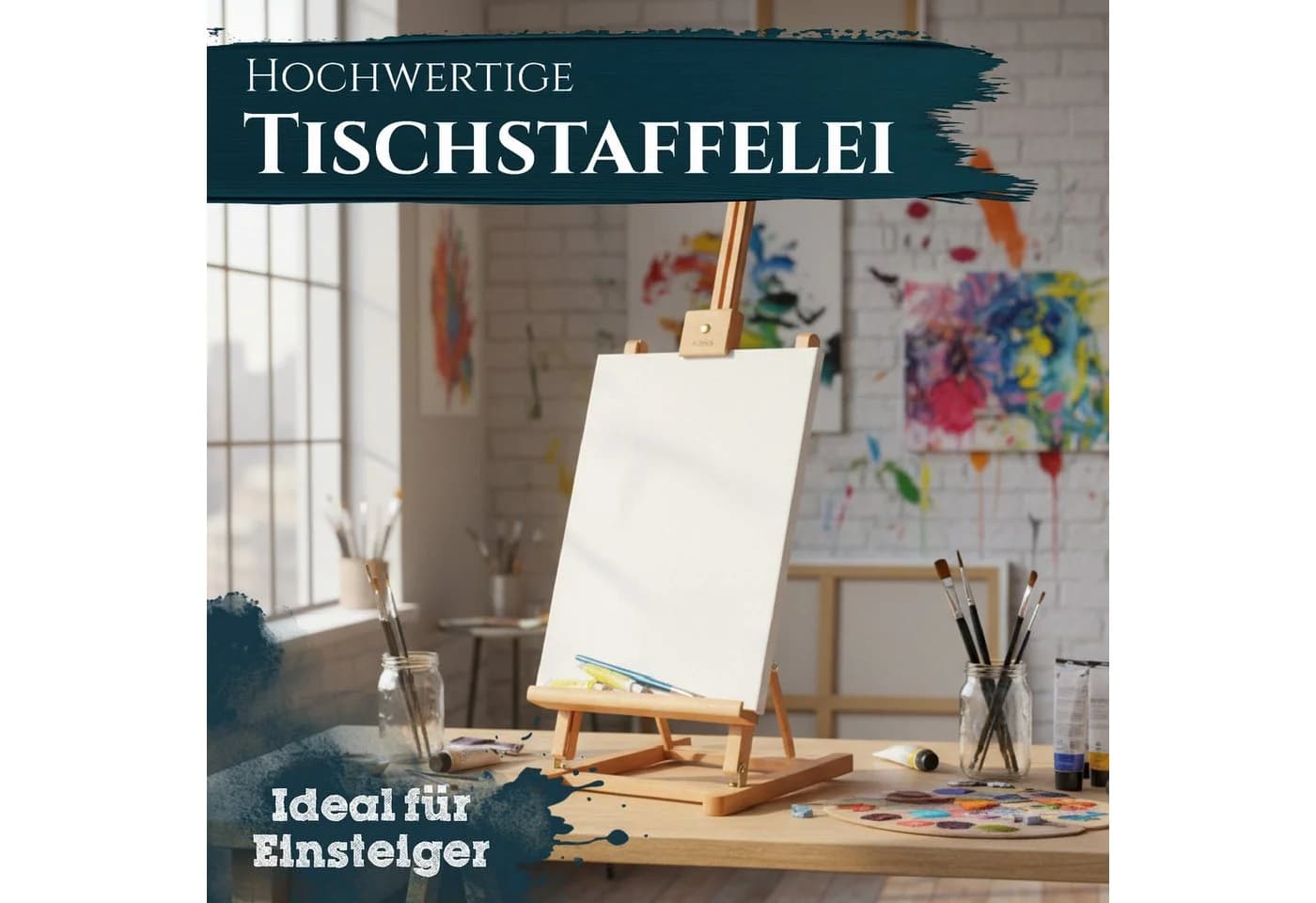 Artina Tischstaffelei Metz Buchenholz bis 57cm