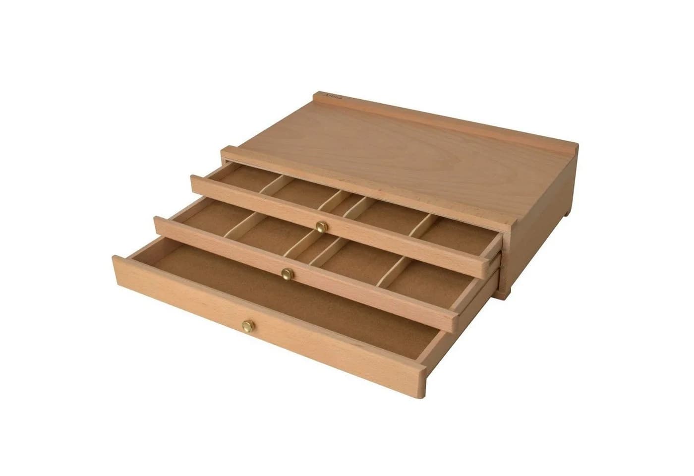 Artina Troyes Malkoffer 41x26x11cm Natur Holz - Bild 2
