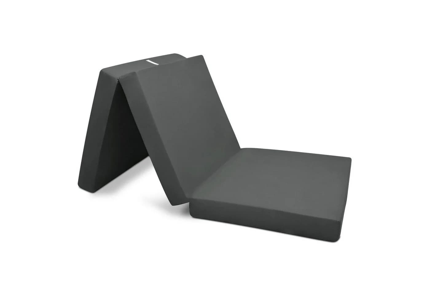 Beautissu Campix Klappmatratze Anthrazit 7 cm Schaumstoff - Bild 2