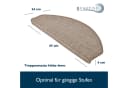 Beautissu Stufenmatte ProStair 15er Set Sand Selbstklebend Bild 4