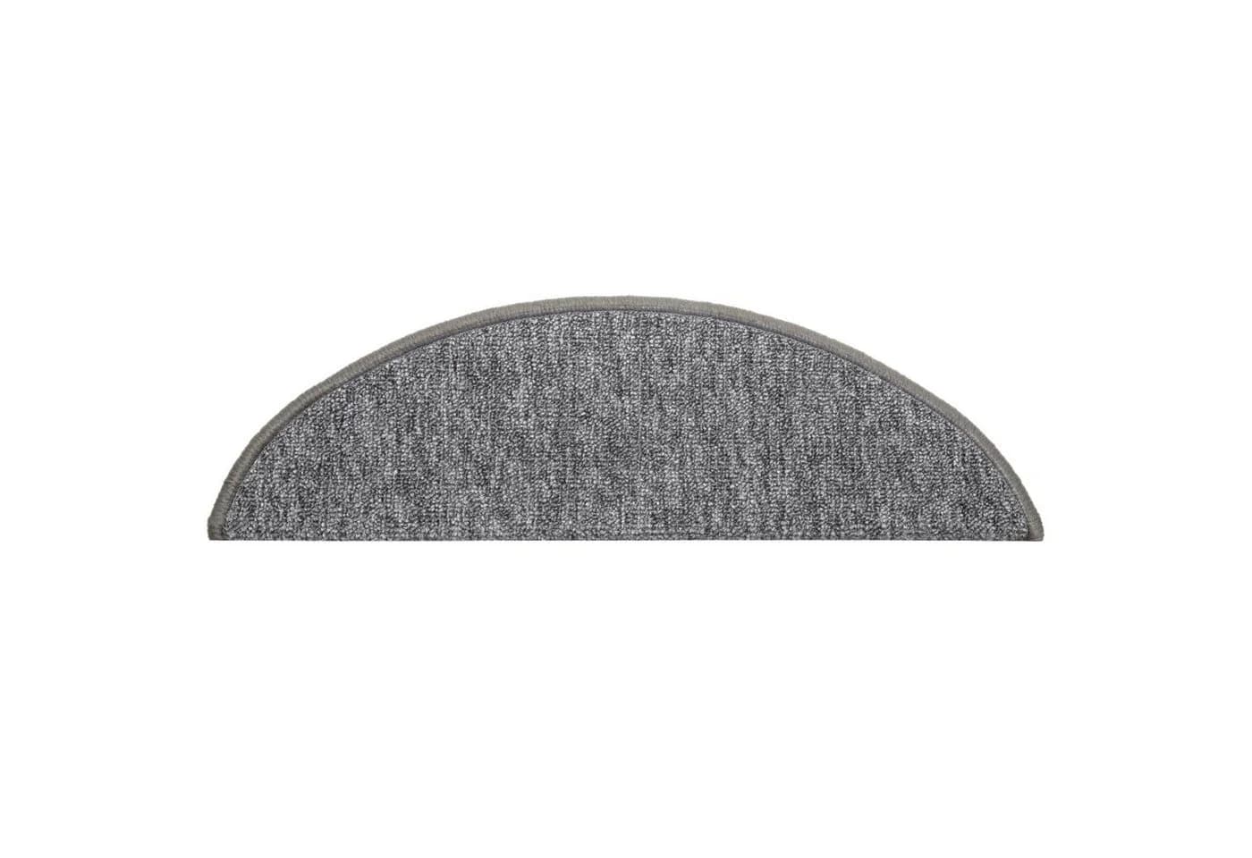 Beautissu Treppenstufenmatten ProStair Grau 15er Set Selbstklebend