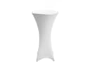 Beautissu Stehtischhusse Stretch Weiß 110-120cm Bild 2