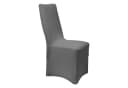 Beautissu Stuhlhusse Leona Anthrazit Stretch Bild 1
