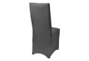 Beautissu Stuhlhusse Leona Anthrazit Stretch Bild 3
