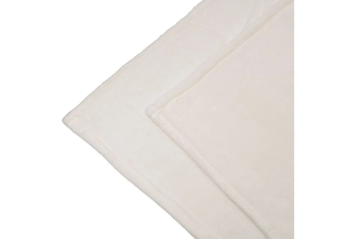 Beautissu Wohndecke Aurelia Kuscheldecke Natur 150x200cm Microfaser - Bild 4