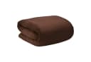 Beautissu Wohndecke Aurelia Dunkelbraun Mikrofaser Kuscheldecke 150x200cm Bild 2