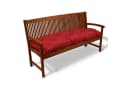 Beautissu Bankauflage Flair BK Rot Outdoor Kissen Bild 1