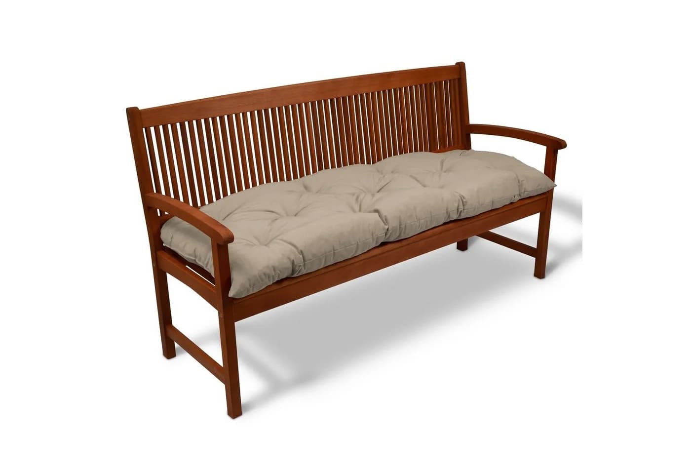 Beautissu Bankauflage Flair BK Natur Polyester Outdoor