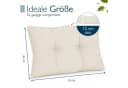 Beautissu Lounge Kissen XLuna Sitzkissen Gartenstuhl 10 cm dick Bild 3