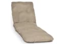 Beautissu Liegenauflage Flair RL 190x60x8 cm Beige Polyester Bild 1