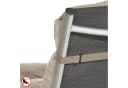 Beautissu Liegenauflage Flair RL 190x60x8 cm Beige Polyester Bild 5