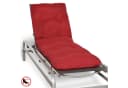 Beautissu Liegenauflage Rot 190x60 cm für Gartenliege Bild 2