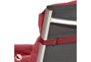 Beautissu Liegenauflage Rot 190x60 cm für Gartenliege Bild 5