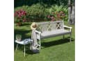 Beautissu Bankauflage Base BK Hellgrau Waschbar Gartenbankkissen Bild 5