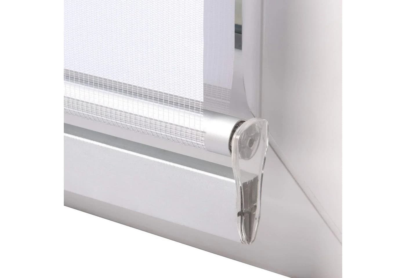 Sol Royal SolDecor DK9 Doppelrollo Weiß Klemmfix - Bild 5