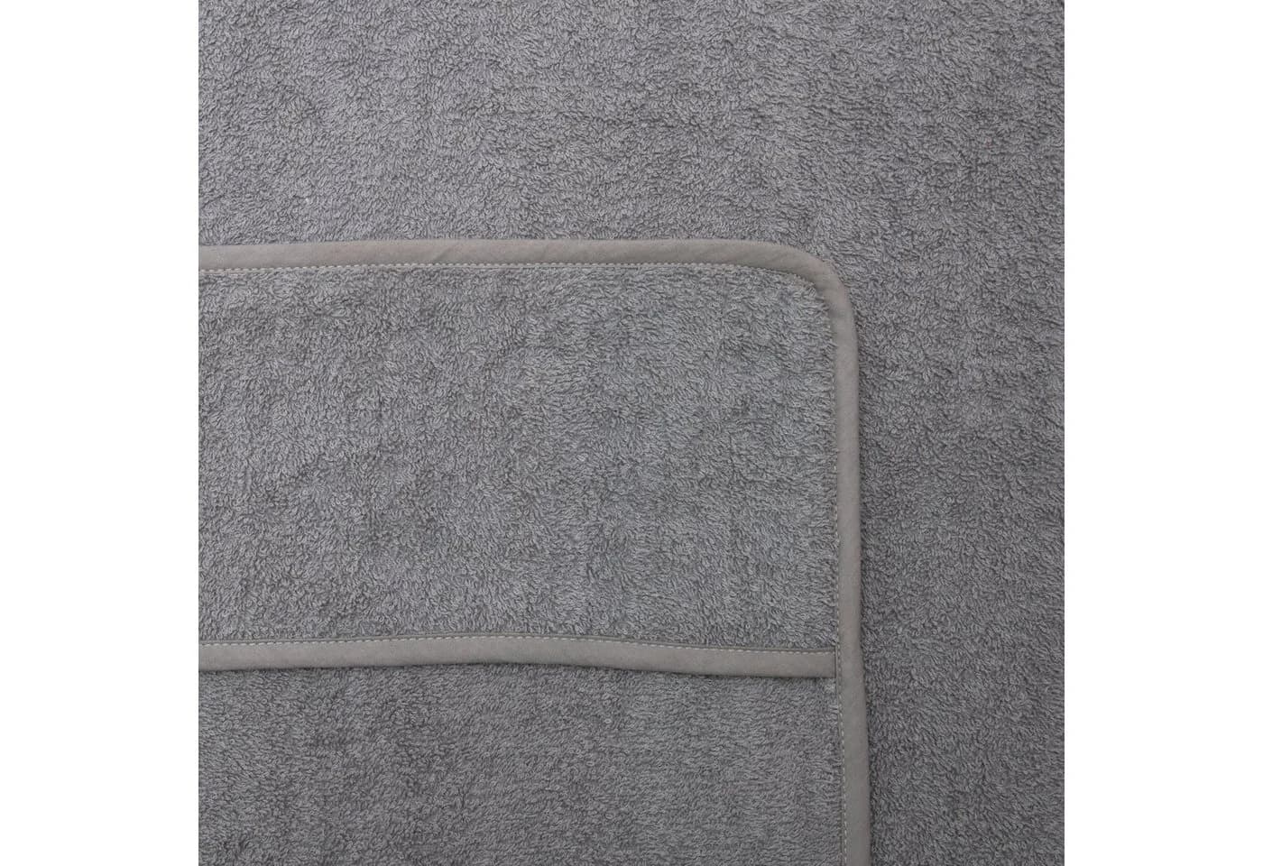 Beautissu XL Handtuch Frottee Handtuch für Sonnenliege Marbella, 70x200cm, Grau - Bild 5