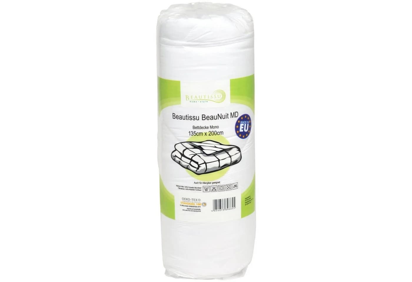 Beautissu Microfaserbettdecke Allergiker Ganzjahresdecke Weiß - Bild 5