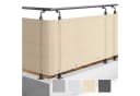 Sol Royal Balkonsichtschutz HDPE blickdicht beige mit Ösen Bild 2