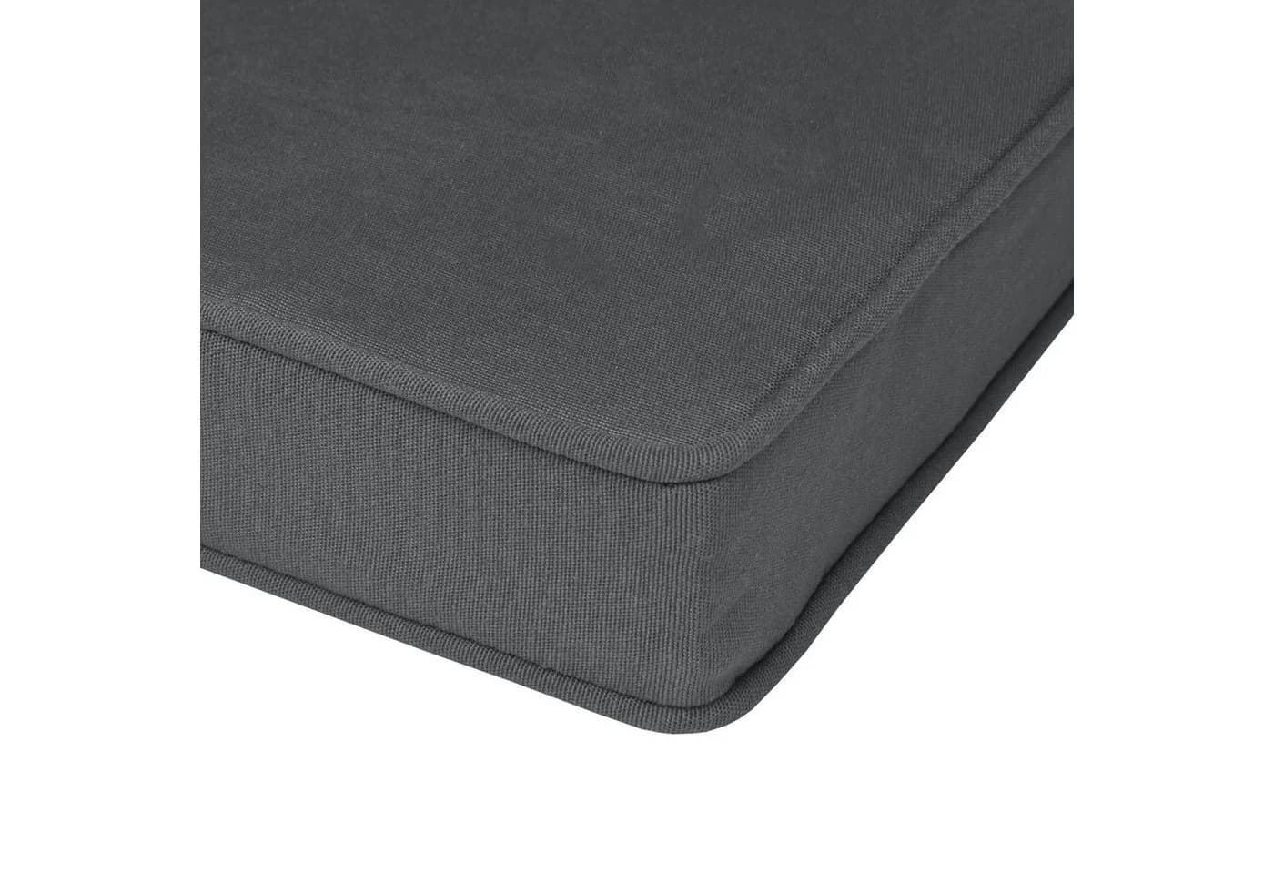 Beautissu Bankauflage Loft BK Grau Abnehmbar - Bild 3