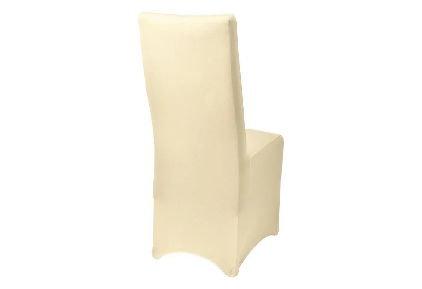Beautissu Stuhlhusse Leona 4er Set Stretch Ecru - Bild 4