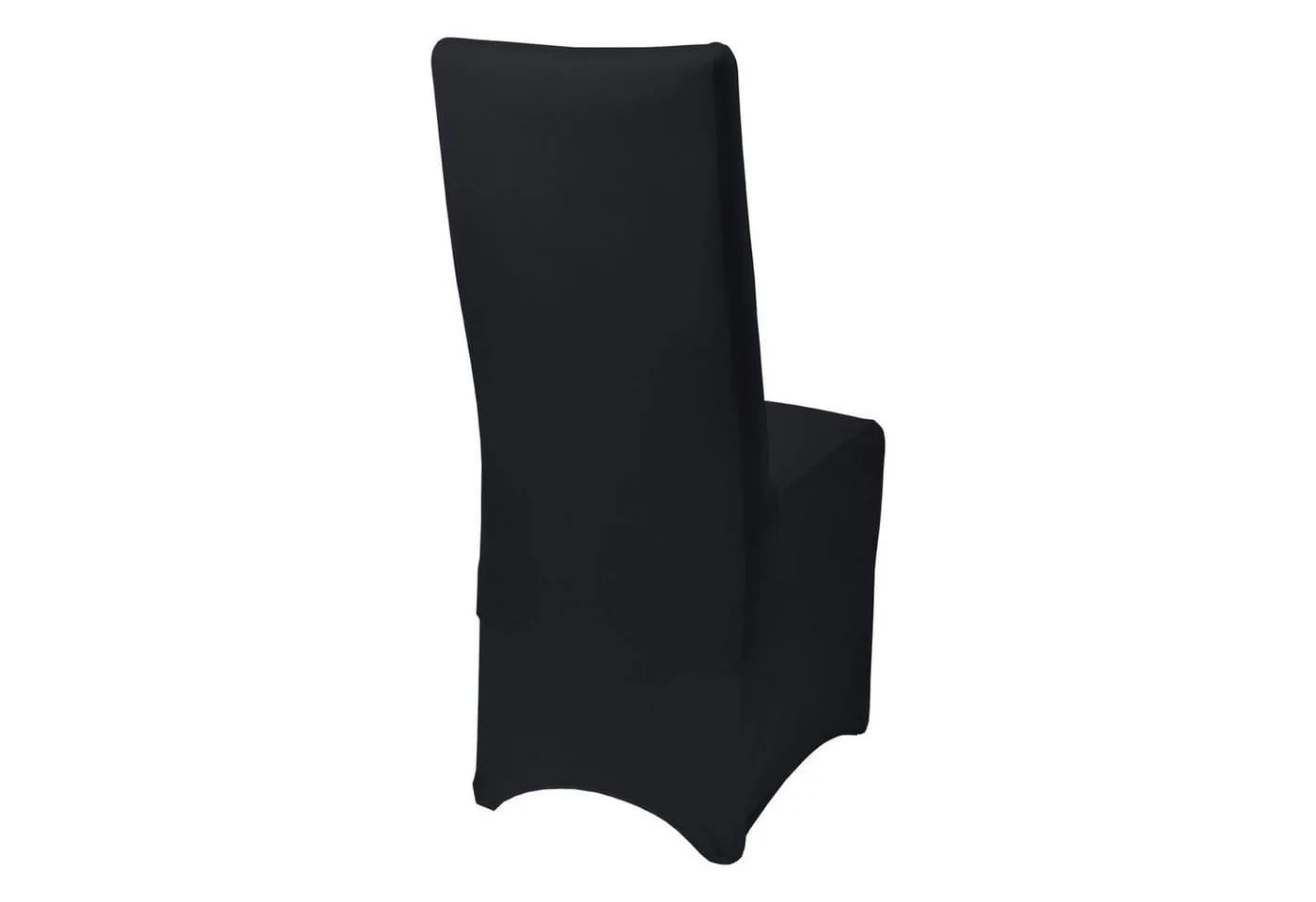 Beautissu Stuhlhusse Leona 4er Set Schwarz Stretch - Bild 4