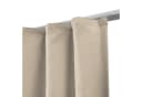 Beautissu Thermovorhang 2er Set Creme Universalband Verdunkelnd Bild 1