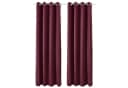 Beautissu Vorhang 2er Set Thermovorhang Gardine Bordeaux Amelie TO 140x245cm Bild 2