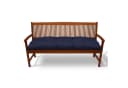 Beautissu Bankauflage Flair BK Dunkelblau Sitzkissen für Gartenbank Bild 2