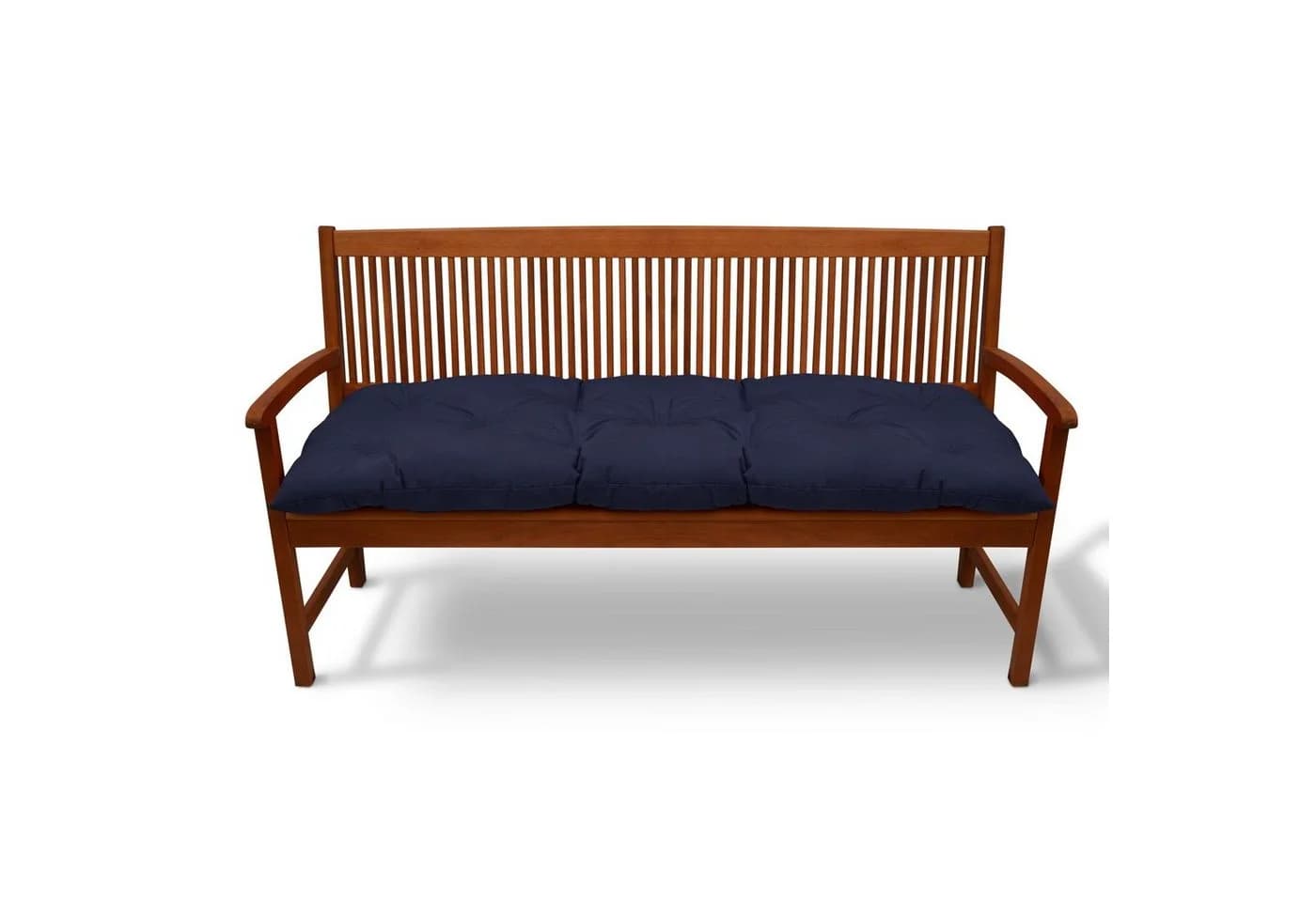 Beautissu Bankauflage Flair BK Dunkelblau Sitzkissen für Gartenbank - Bild 2