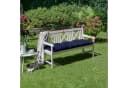 Beautissu Bankauflage Flair BK Dunkelblau Sitzkissen für Gartenbank Bild 5