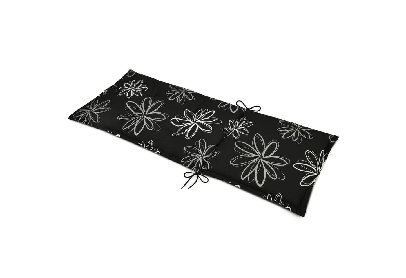 Beautissu Hochlehnerauflage Schwarz UV-Lichtecht Gartenstuhl - Bild 3