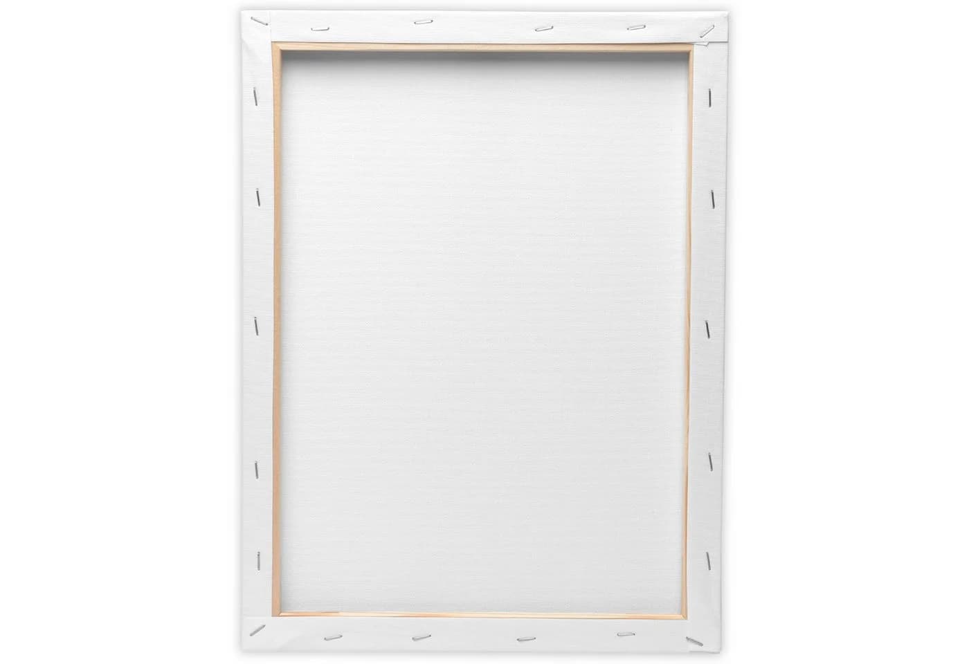 Weiße Leinwand im Akademiestil aus Baumwolle und Holz - Bild 4
