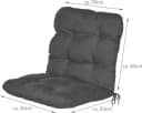 Beautissu Sitzauflage 2er Set Niedriglehner Graphitgrau Bild 1
