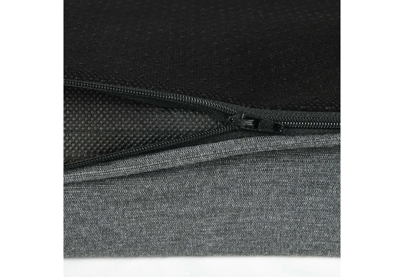 Beautissu Ergonomisches Keilkissen Anthrazit Anti-Rutsch Waschbar
