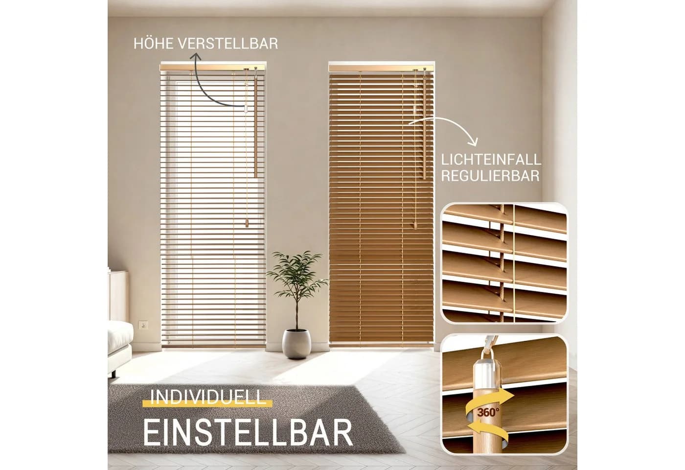 Sol Royal Holzjalousie SolDecor JH3 Eichenoptik - Bild 5