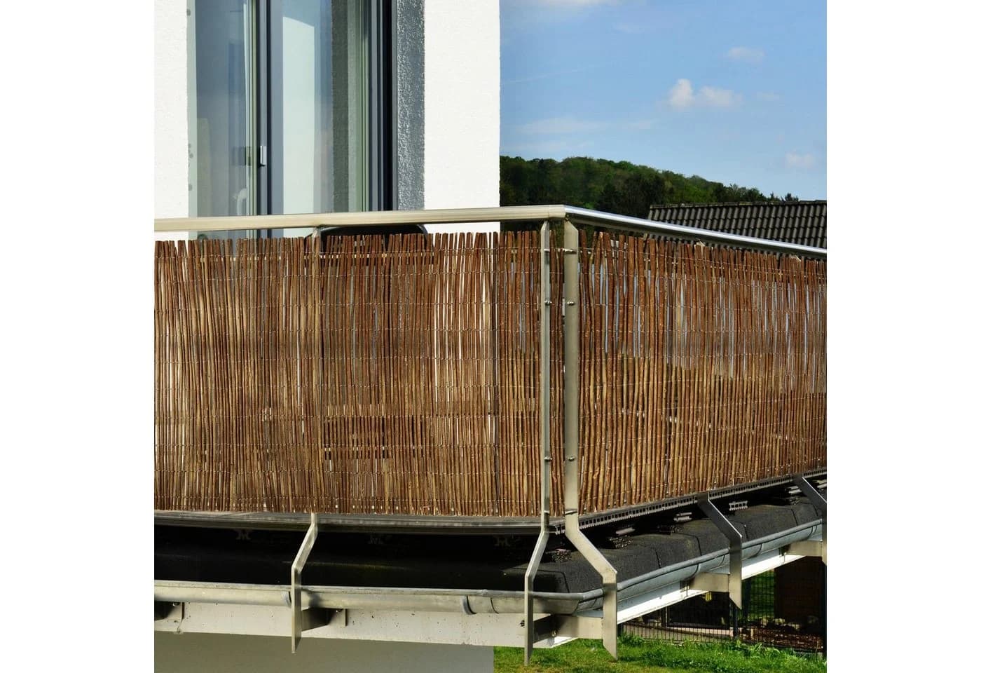 Sol Royal Sichtschutzzaun Weide Matte 120x500cm