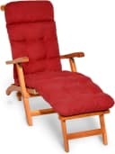 Beautissu Polsterauflage Deckchair Rot Bild 2
