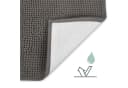 Beautissu Badematte BeauMare WR rutschfest Chenille Anthrazit Bild 5