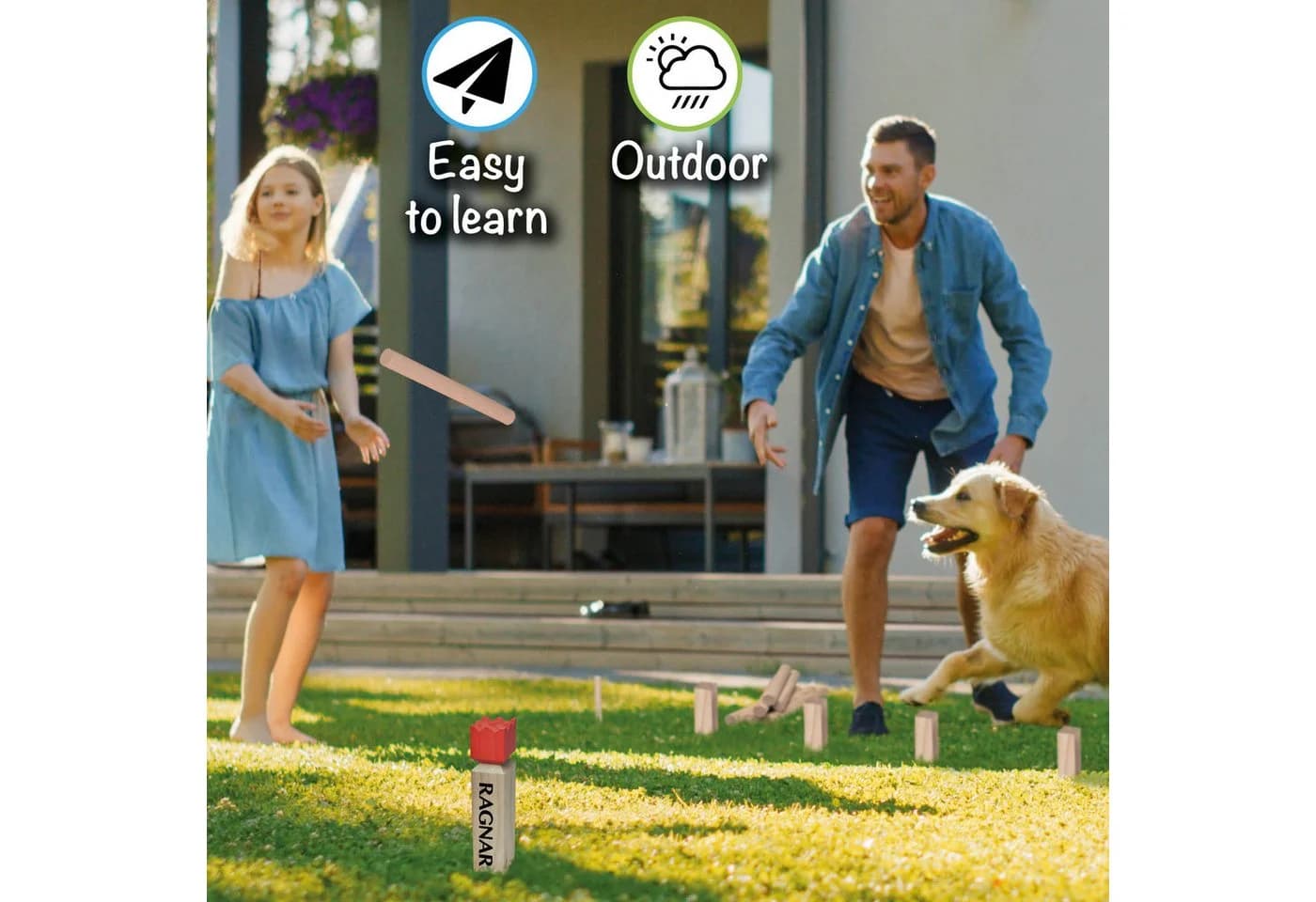 Toyfel Spiel Ragnar Wikingerspiel Massivholz Set mit Tasche - Bild 4