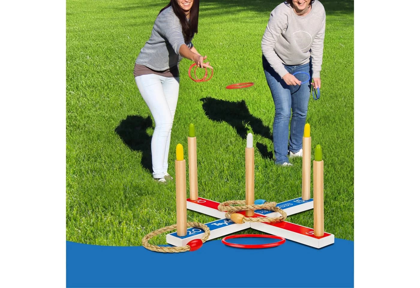 Toyfel Mitty Toss Ringwurfspiel Set mit 15 Ringen - Bild 5