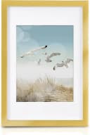bomoe Bilderrahmen Set 12er Gold MDF mit Passepartout Bild 1